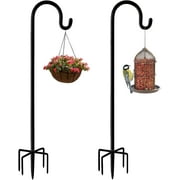 HEYLANDU 48 in Heavy Duty Steel Garden Shepherds Hook with Rust Resistant